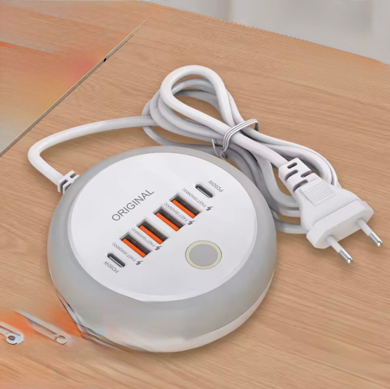 50W Power Strip Multi Port USB C Socket Type C Fast Charging Wall Charger USB Adapter For iPhone12 13 Quick Mobile Phone Charger